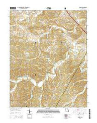 Minnith Missouri Current topographic map, 1:24000 scale, 7.5 X 7.5 Minute, Year 2015