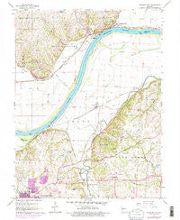 Missouri City Missouri Historical topographic map, 1:24000 scale, 7.5 X 7.5 Minute, Year 1965