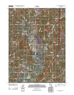 Mitchellville Missouri Historical topographic map, 1:24000 scale, 7.5 X 7.5 Minute, Year 2011
