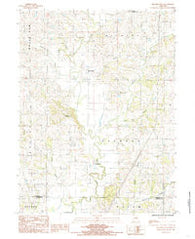 Mitchellville Missouri Historical topographic map, 1:24000 scale, 7.5 X 7.5 Minute, Year 1984