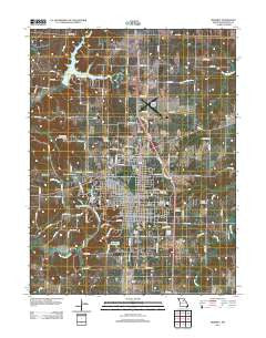 Moberly Missouri Historical topographic map, 1:24000 scale, 7.5 X 7.5 Minute, Year 2012