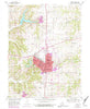 Moberly Missouri Historical topographic map, 1:24000 scale, 7.5 X 7.5 Minute, Year 1953