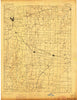 Moberly Missouri Historical topographic map, 1:125000 scale, 30 X 30 Minute, Year 1890