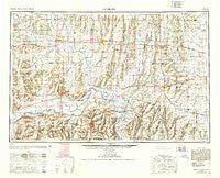 Moberly Missouri Historical topographic map, 1:250000 scale, 1 X 2 Degree, Year 1953