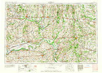 Moberly Missouri Historical topographic map, 1:250000 scale, 1 X 2 Degree, Year 1960