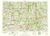 Moberly Missouri Historical topographic map, 1:250000 scale, 1 X 2 Degree, Year 1960