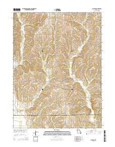 Modena Missouri Current topographic map, 1:24000 scale, 7.5 X 7.5 Minute, Year 2014