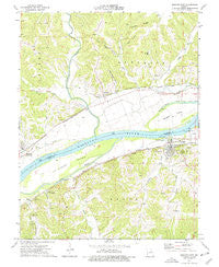 Mokane East Missouri Historical topographic map, 1:24000 scale, 7.5 X 7.5 Minute, Year 1975