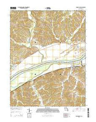 Mokane East Missouri Current topographic map, 1:24000 scale, 7.5 X 7.5 Minute, Year 2015
