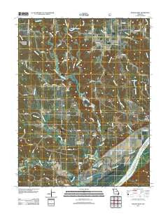Mokane West Missouri Historical topographic map, 1:24000 scale, 7.5 X 7.5 Minute, Year 2012