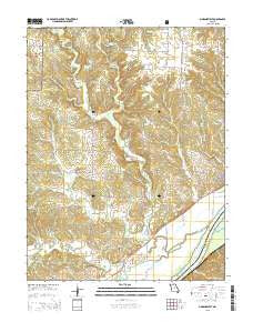 Mokane West Missouri Current topographic map, 1:24000 scale, 7.5 X 7.5 Minute, Year 2015