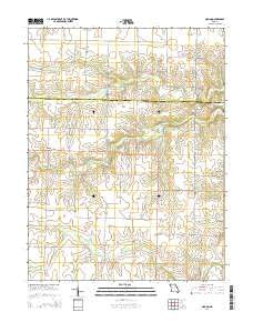 Molino Missouri Current topographic map, 1:24000 scale, 7.5 X 7.5 Minute, Year 2014