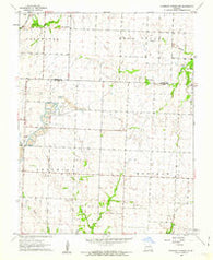 Monegaw Springs NW Missouri Historical topographic map, 1:24000 scale, 7.5 X 7.5 Minute, Year 1960