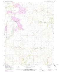 Monegaw Springs NW Missouri Historical topographic map, 1:24000 scale, 7.5 X 7.5 Minute, Year 1960