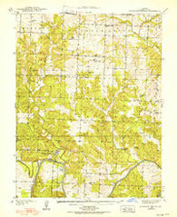 Monegaw Springs Missouri Historical topographic map, 1:24000 scale, 7.5 X 7.5 Minute, Year 1938