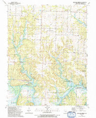 Monegaw Springs Missouri Historical topographic map, 1:24000 scale, 7.5 X 7.5 Minute, Year 1991