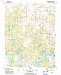 Monegaw Springs Missouri Historical topographic map, 1:24000 scale, 7.5 X 7.5 Minute, Year 1991