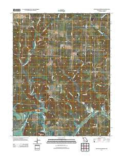 Monegaw Springs Missouri Historical topographic map, 1:24000 scale, 7.5 X 7.5 Minute, Year 2011