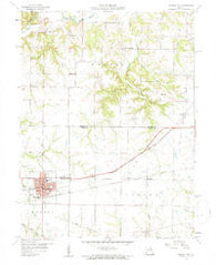 Monroe City Missouri Historical topographic map, 1:24000 scale, 7.5 X 7.5 Minute, Year 1959