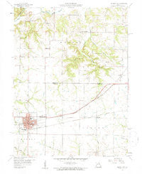 Monroe City Missouri Historical topographic map, 1:24000 scale, 7.5 X 7.5 Minute, Year 1959