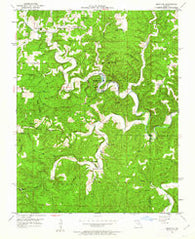Montauk Missouri Historical topographic map, 1:24000 scale, 7.5 X 7.5 Minute, Year 1951