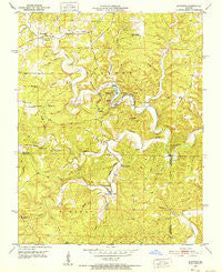 Montauk Missouri Historical topographic map, 1:24000 scale, 7.5 X 7.5 Minute, Year 1951