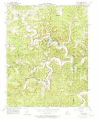 Montauk Missouri Historical topographic map, 1:24000 scale, 7.5 X 7.5 Minute, Year 1951