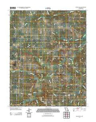 Montevallo Missouri Historical topographic map, 1:24000 scale, 7.5 X 7.5 Minute, Year 2011