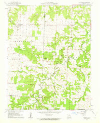 Montevallo Missouri Historical topographic map, 1:24000 scale, 7.5 X 7.5 Minute, Year 1962