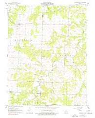Montevallo Missouri Historical topographic map, 1:24000 scale, 7.5 X 7.5 Minute, Year 1962
