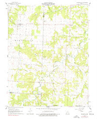 Montevallo Missouri Historical topographic map, 1:24000 scale, 7.5 X 7.5 Minute, Year 1962