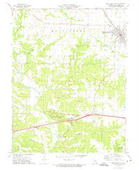 Montgomery City Missouri Historical topographic map, 1:24000 scale, 7.5 X 7.5 Minute, Year 1973