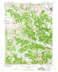 Montgomery City Missouri Historical topographic map, 1:62500 scale, 15 X 15 Minute, Year 1940