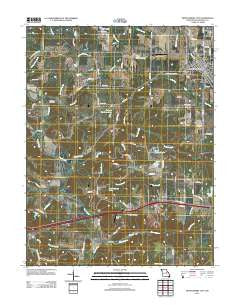Montgomery City Missouri Historical topographic map, 1:24000 scale, 7.5 X 7.5 Minute, Year 2012