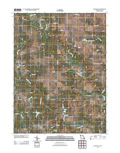 Monticello Missouri Historical topographic map, 1:24000 scale, 7.5 X 7.5 Minute, Year 2012