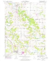 Monticello Missouri Historical topographic map, 1:24000 scale, 7.5 X 7.5 Minute, Year 1950