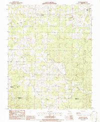 Montier Missouri Historical topographic map, 1:24000 scale, 7.5 X 7.5 Minute, Year 1986
