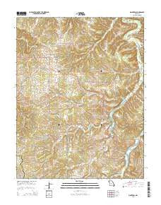 Montreal Missouri Current topographic map, 1:24000 scale, 7.5 X 7.5 Minute, Year 2015