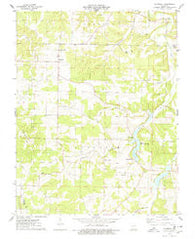 Montreal Missouri Historical topographic map, 1:24000 scale, 7.5 X 7.5 Minute, Year 1976