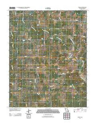 Moody Missouri Historical topographic map, 1:24000 scale, 7.5 X 7.5 Minute, Year 2012