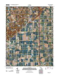Morley Missouri Historical topographic map, 1:24000 scale, 7.5 X 7.5 Minute, Year 2012
