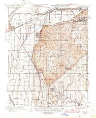 Morley Missouri Historical topographic map, 1:62500 scale, 15 X 15 Minute, Year 1934