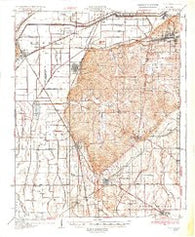 Morley Missouri Historical topographic map, 1:62500 scale, 15 X 15 Minute, Year 1934