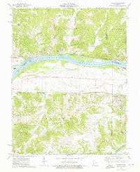Morrison Missouri Historical topographic map, 1:24000 scale, 7.5 X 7.5 Minute, Year 1974