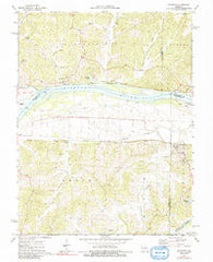 Morrison Missouri Historical topographic map, 1:24000 scale, 7.5 X 7.5 Minute, Year 1974