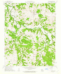 Morrisville Missouri Historical topographic map, 1:24000 scale, 7.5 X 7.5 Minute, Year 1961