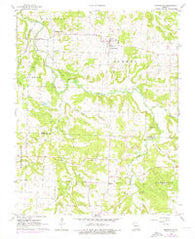 Morrisville Missouri Historical topographic map, 1:24000 scale, 7.5 X 7.5 Minute, Year 1961