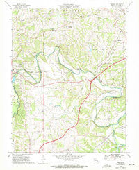 Moselle Missouri Historical topographic map, 1:24000 scale, 7.5 X 7.5 Minute, Year 1969