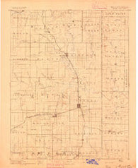Mound City Kansas Historical topographic map, 1:125000 scale, 30 X 30 Minute, Year 1893