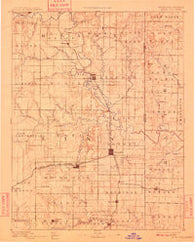 Mound City Kansas Historical topographic map, 1:125000 scale, 30 X 30 Minute, Year 1893